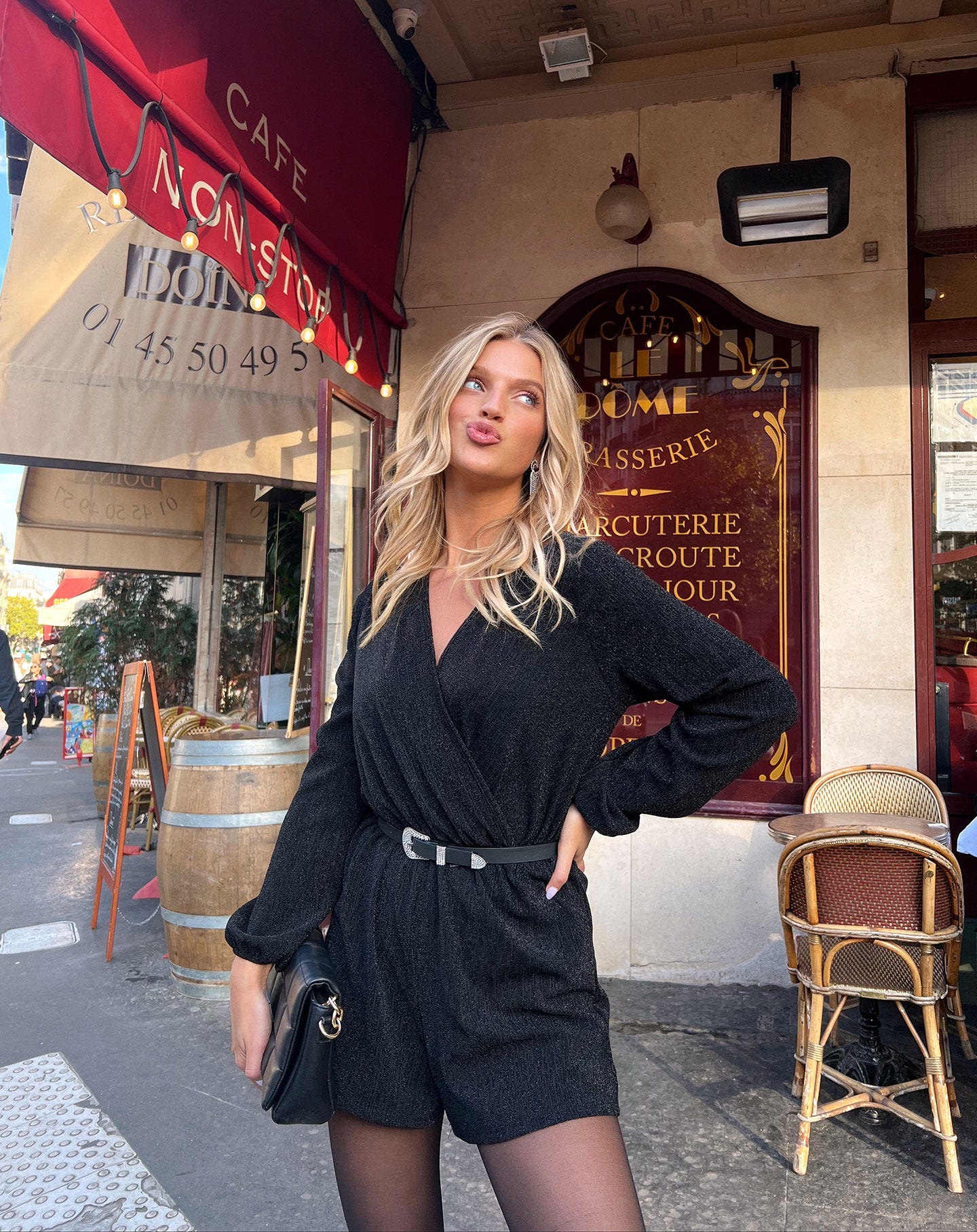 GLITTER PLAYSUIT ZWART - Image 3