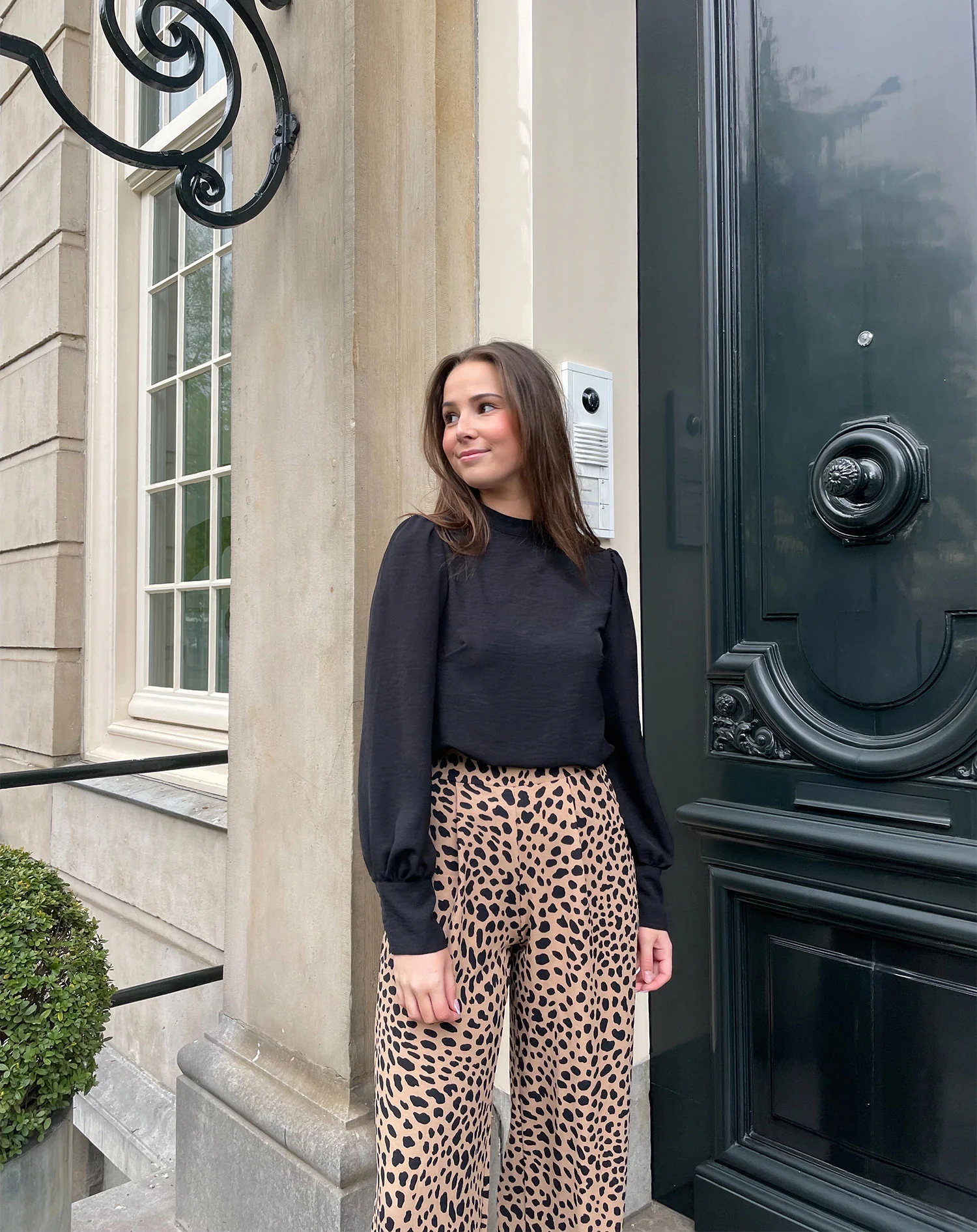 JULIE LONG SLEEVE TOP ZWART - Image 3