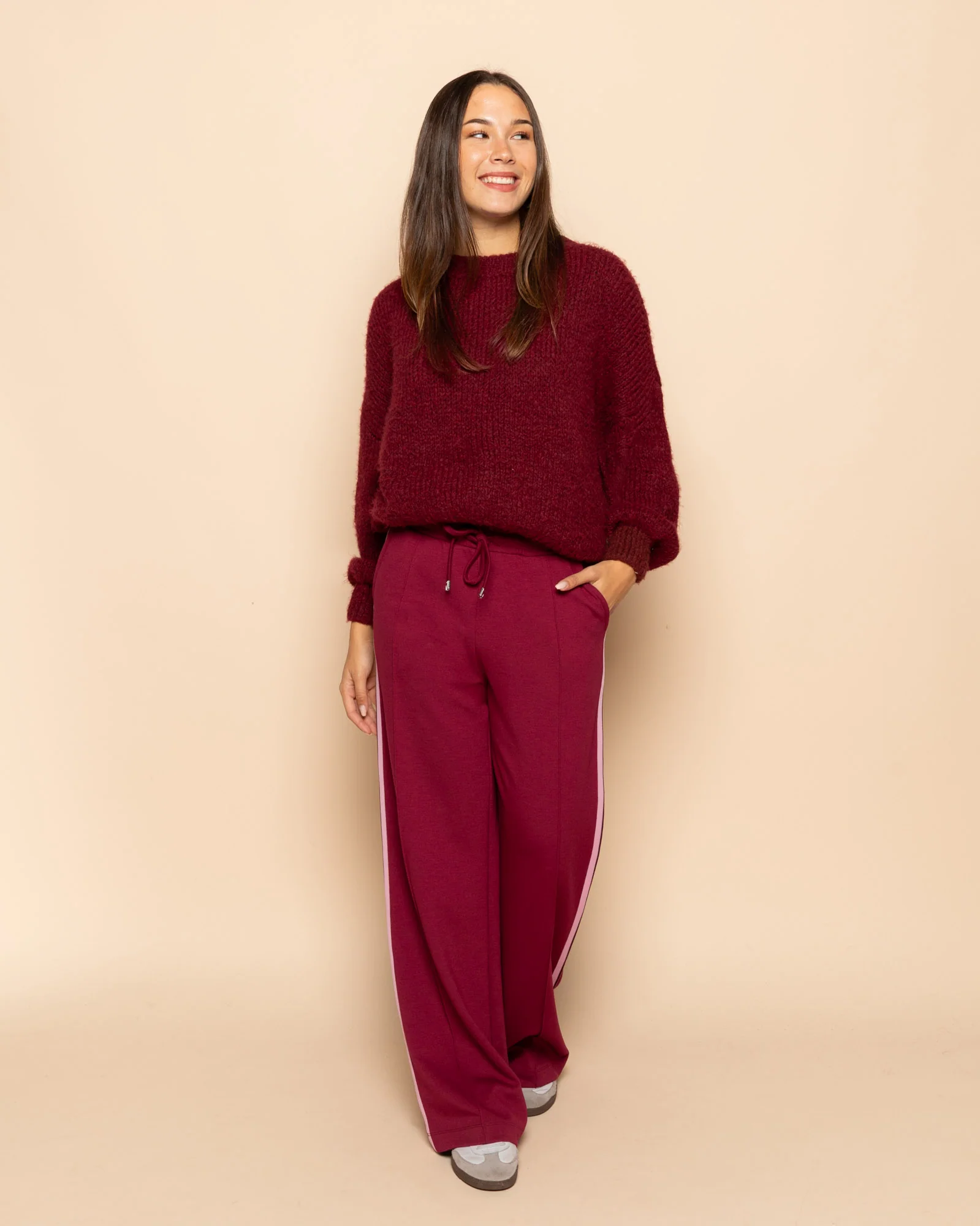 JAMIE KNIT BORDEAUX - Image 5