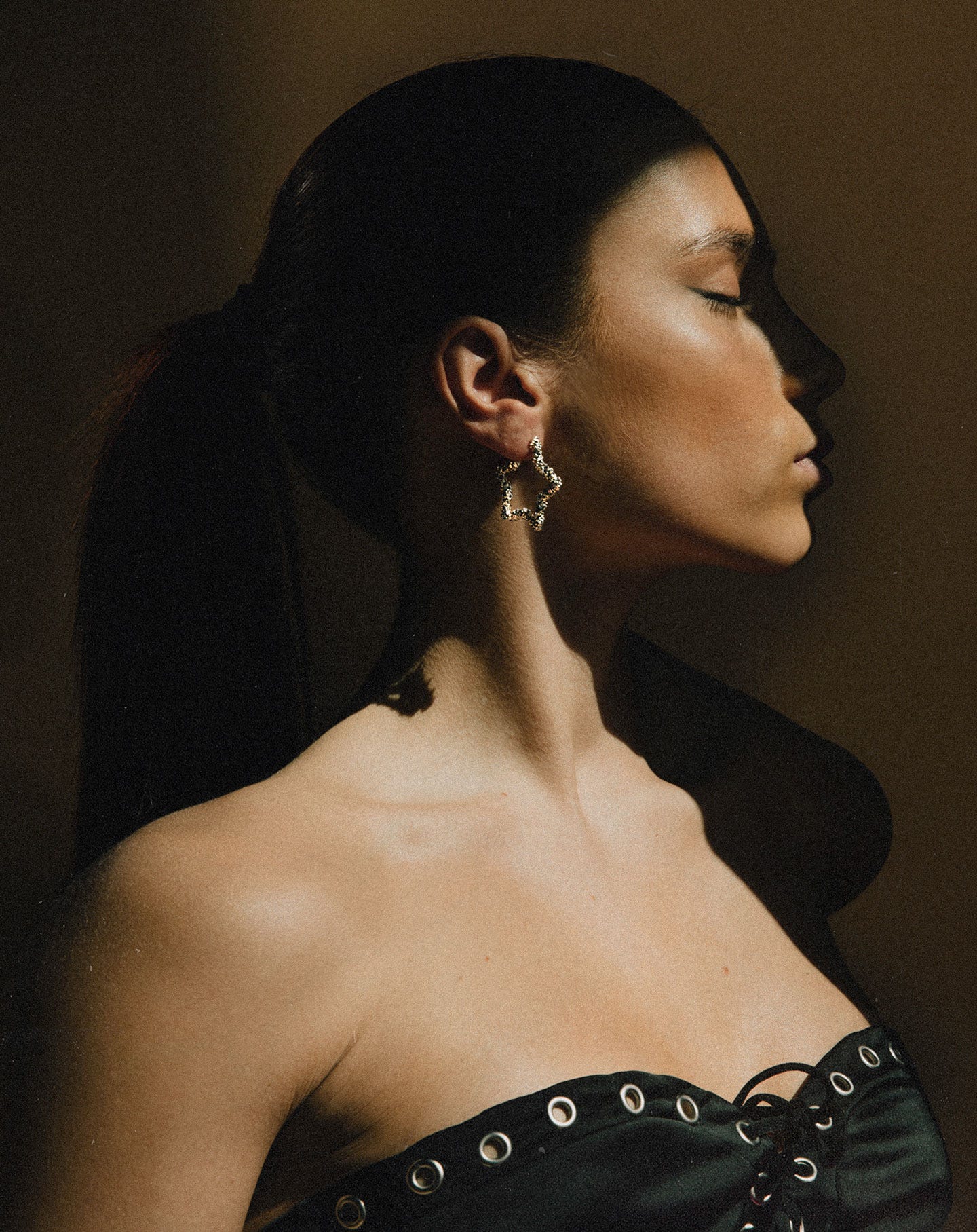 STRUCTURE STAR EARRINGS - Image 3