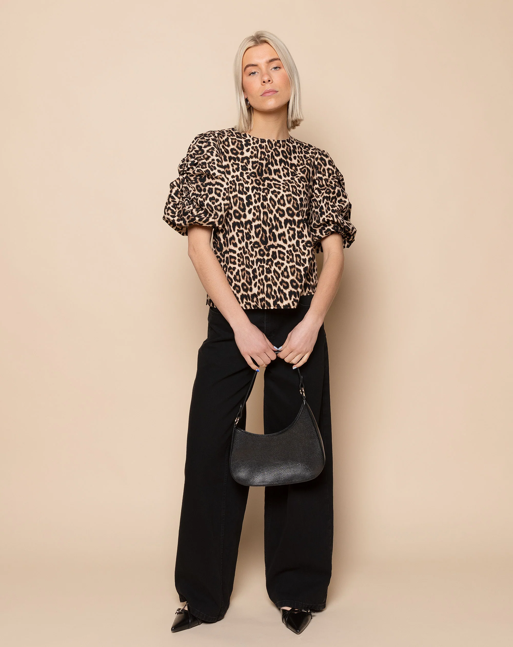 WIDE LEG JEANS ZWART - Image 6